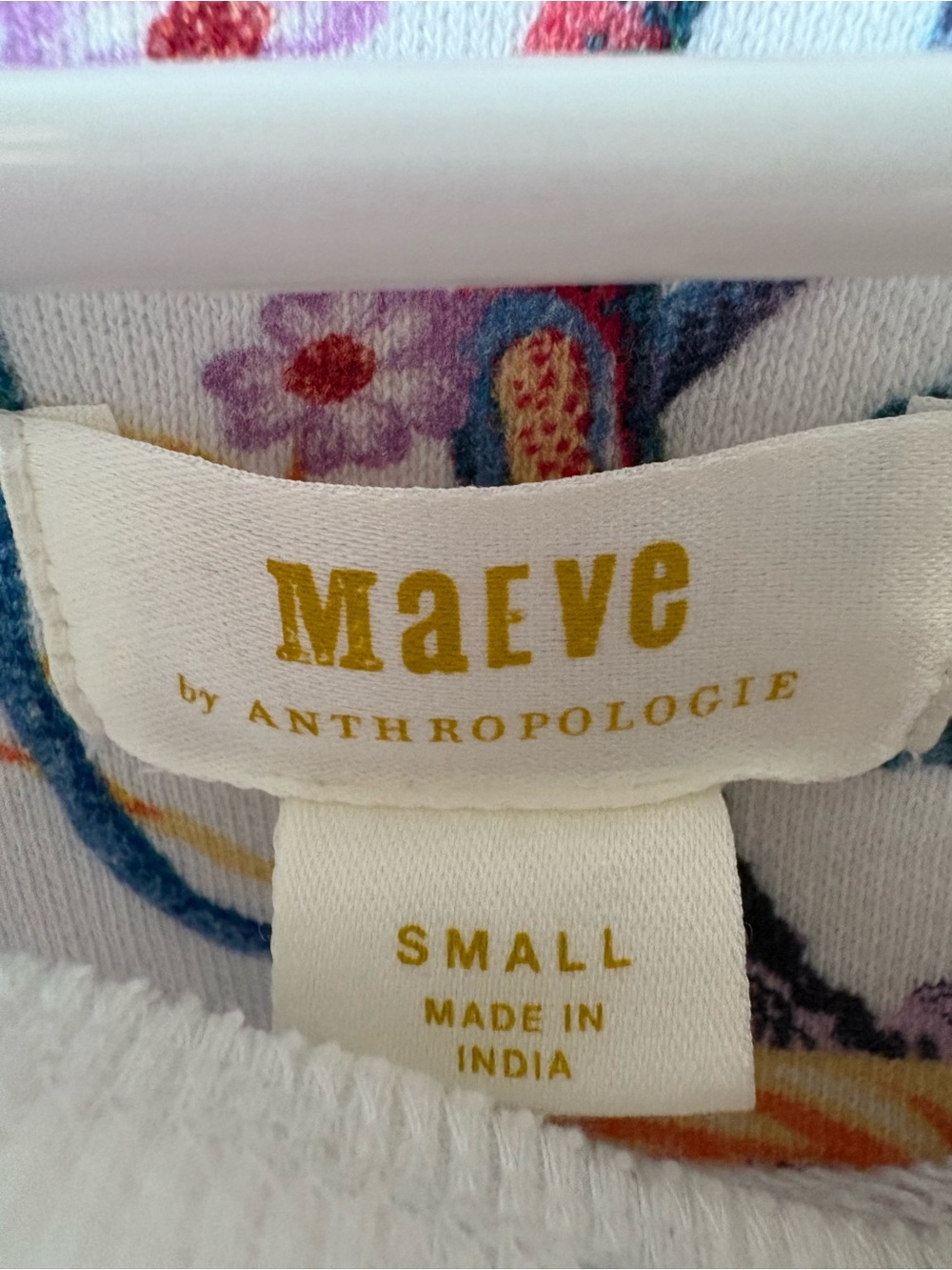 Anthropologie Maeve Cotton Ciao Sweatshirt - Picture 5 of 5